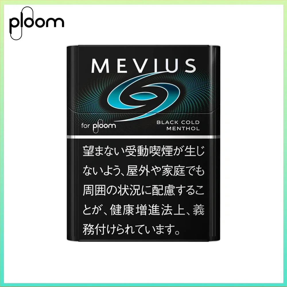 MVEIUS-黑冰薄荷 Ploom x AURA MEVIUS BLACK COLD黑冰薄荷煙彈